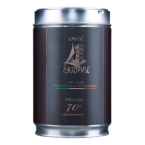 sacchetto da 250 gr in grani caffè 70°